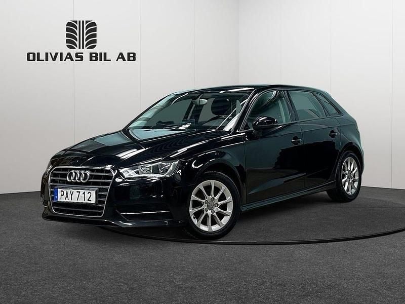 Svart Begagnad 2014 Audi A3 Attraction | 89 400 kr (Marknadspris) - Bild 1/4