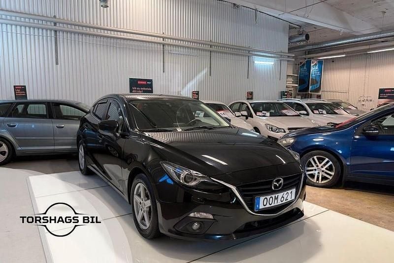 Svart Begagnad 2013 Mazda 3 Inclusive Halvkombi | 84 900 kr (Bra pris) - Bild 1/3