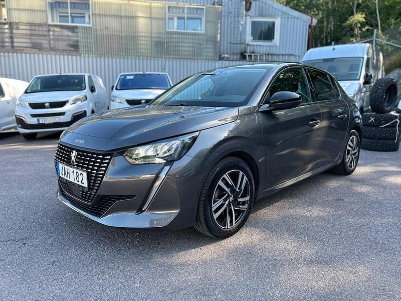Grå Begagnad 2023 Peugeot 208 Allure Halvkombi | 209 900 kr (Lite dyr) - Bild 1/3