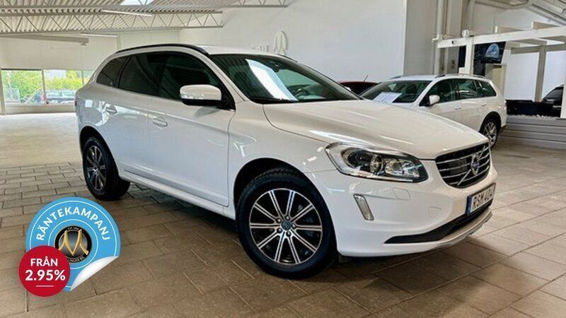 Vit (ice vit) Begagnad 2016 Volvo XC60 Momentum SUV | 148 500 kr (Dyr) - Bild 1/4
