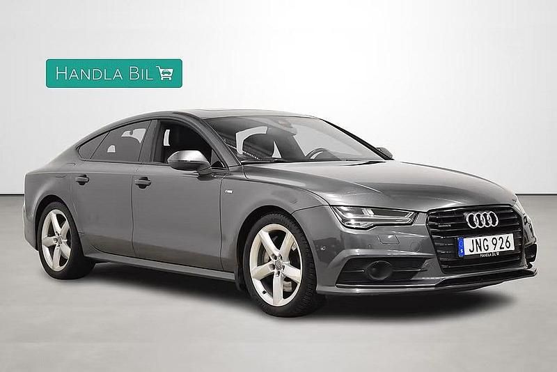 Begagnad Audi A7 S-Line 320 HK (235 kW) 2016 Grå Halvkombi