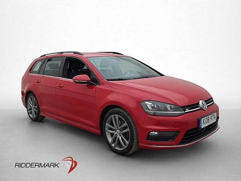 Begagnad VW Golf VII R-line 150 HK (110 kW) 2015 Röd Kombi