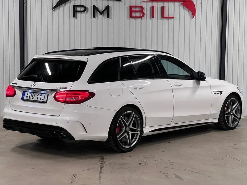 Begagnad Mercedes C63S AMG AMG 510 HK (375 kW) 2016 Vit Kombi