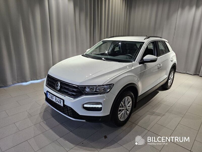 Vit Begagnad 2021 VW T-Roc Style SUV | 194 900 kr (Superpris) - Bild 1/4