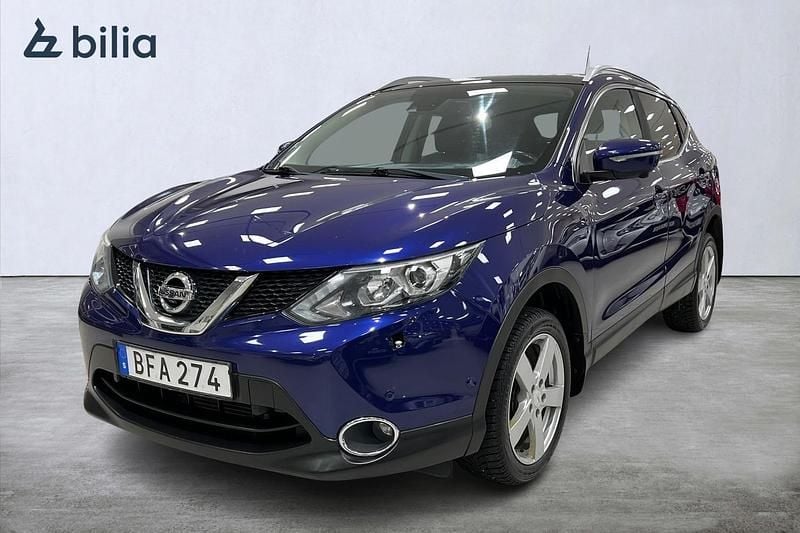 Blå Begagnad 2014 Nissan Qashqai Tekna SUV | 149 900 kr (Marknadspris) - Bild 1/3