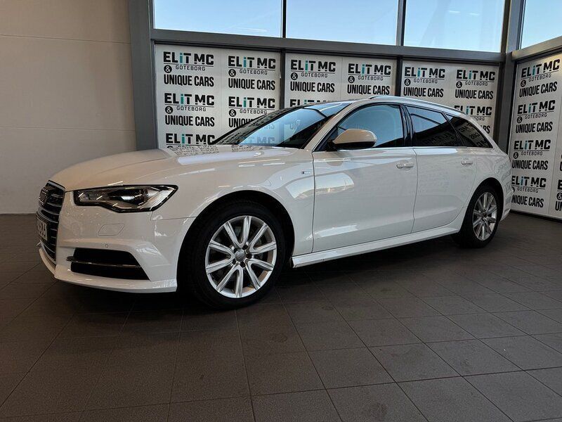 Vit Begagnad 2016 Audi A6 Ambition Kombi | 169 900 kr (Marknadspris) - Bild 1/4