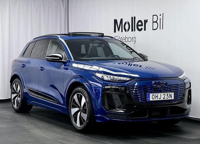 Blå Begagnad 2024 Audi Q6 e-tron Comfort SUV | 859 900 kr (Bra pris) - Bild 1/4