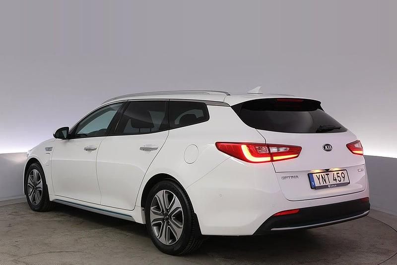 Begagnad Kia Optima Hybrid Sport 2018 Vit Sedan