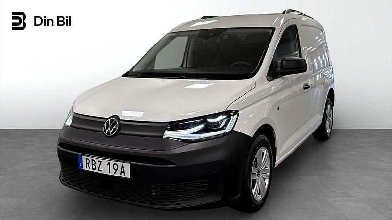 Vit (candyvit) Ny 2025 VW Caddy Minibuss | 419 000 kr (Marknadspris) - Bild 1/4