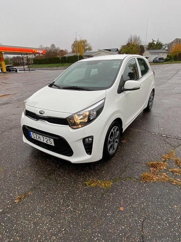 Vit Begagnad 2019 Kia Picanto 3 Halvkombi | 129 000 kr (Bra pris) - Bild 1/4