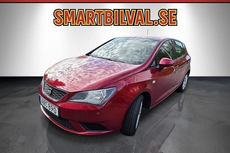 Mörkröd Begagnad 2013 Seat Ibiza Style Halvkombi | 89 900 kr (Lite dyr) - Bild 1/4
