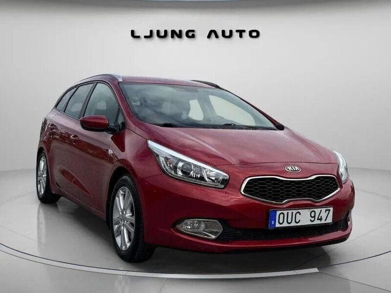 Röd Begagnad 2014 Kia Ceed Sportswagon EX Kombi | 49 900 kr (Bra pris) - Bild 1/4