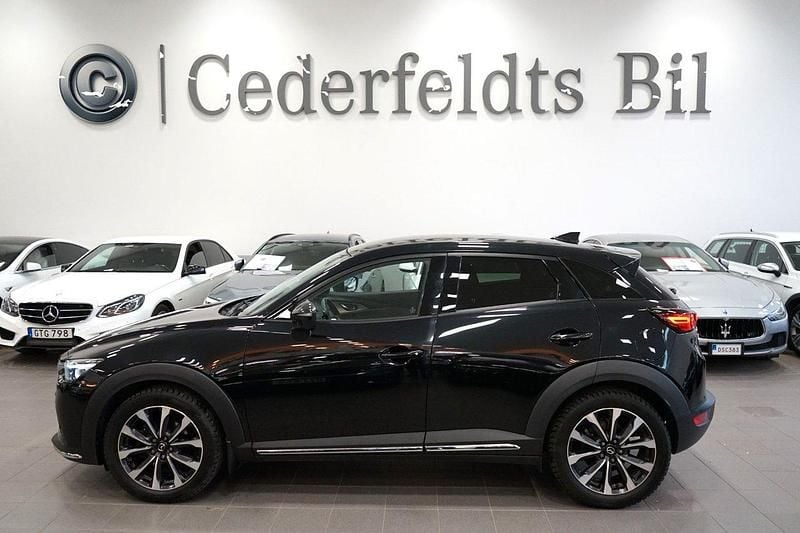 Svart Begagnad 2019 Mazda CX-3 SUV | 179 800 kr (Marknadspris) - Bild 1/4