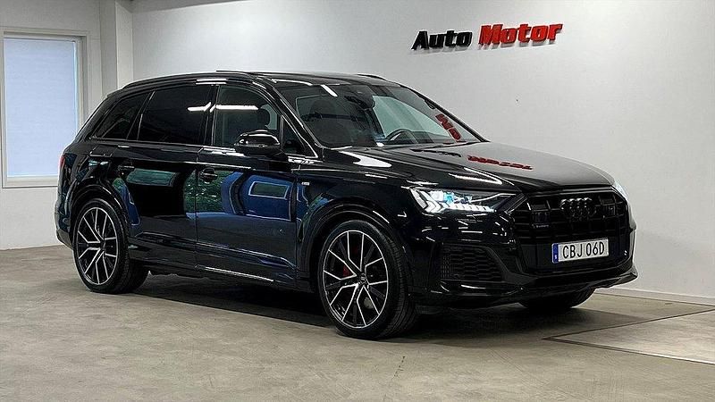 Svart Begagnad 2023 Audi Q7 S-Line SUV | 859 900 kr - Bild 1/4