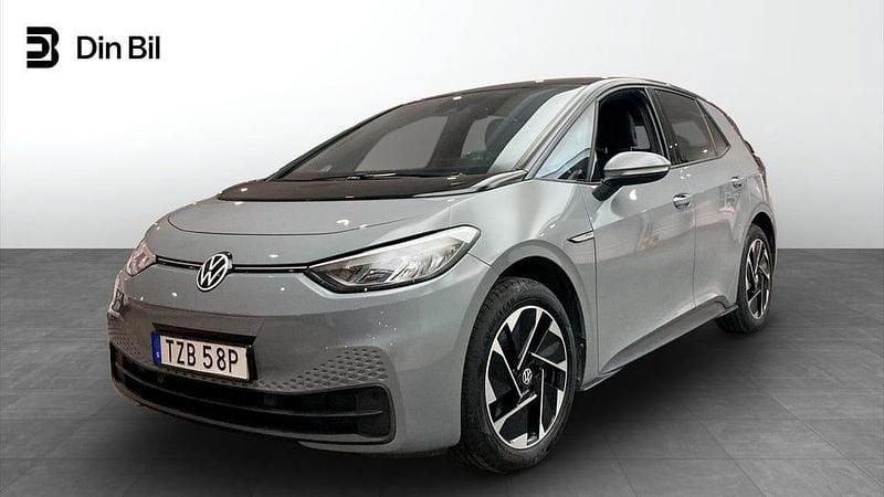 Moonstone grey black Begagnad 2022 VW ID.3 Pro Halvkombi | 269 900 kr (Superpris) - Bild 1/4