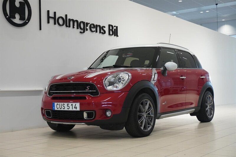 Röd Begagnad 2016 Mini Cooper S Countryman SUV | 179 900 kr (Dyr) - Bild 1/4