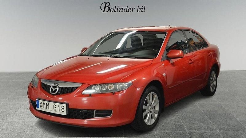 Röd Begagnad 2005 Mazda 6 Inclusive Halvkombi | 28 900 kr (Lite dyr) - Bild 1/4
