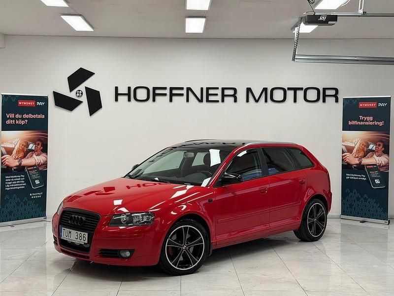 Röd Begagnad 2006 Audi A3 Sportback Halvkombi | 59 000 kr (Marknadspris) - Bild 1/4