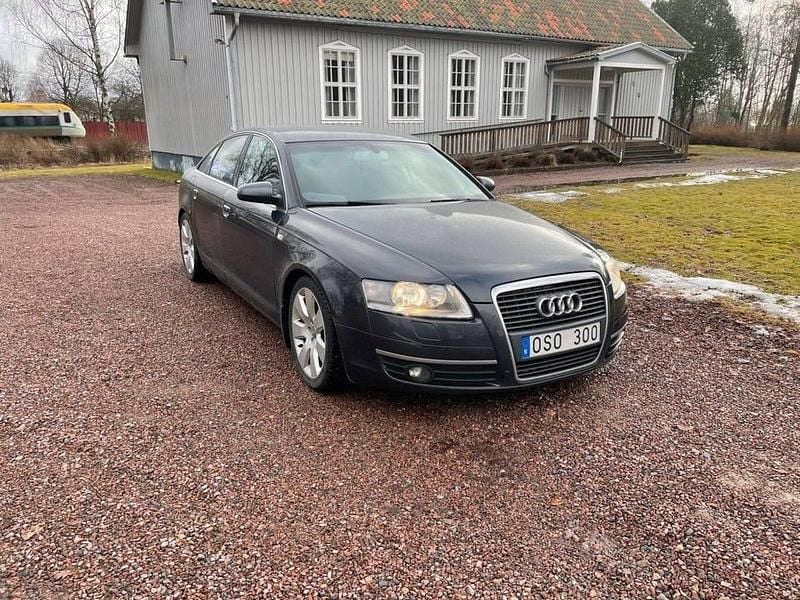 Begagnad Audi A6 Proline 170 HK (125 kW) 2008 Mörkgrå (grå) Sedan
