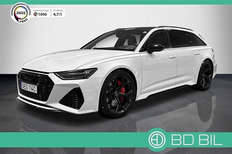 Begagnad Audi RS6 Performance 630 HK (463 kW) 2024 Vit Kombi