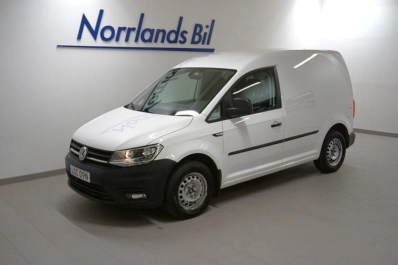 Vit (candyvit) Begagnad 2020 VW Caddy Minibuss | 169 900 kr (Bra pris) - Bild 1/4