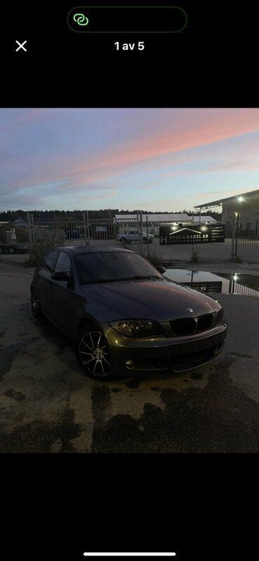 Grå Begagnad 2008 BMW 120 Advantage Halvkombi | 85 000 kr (Marknadspris) - Bild 1/4