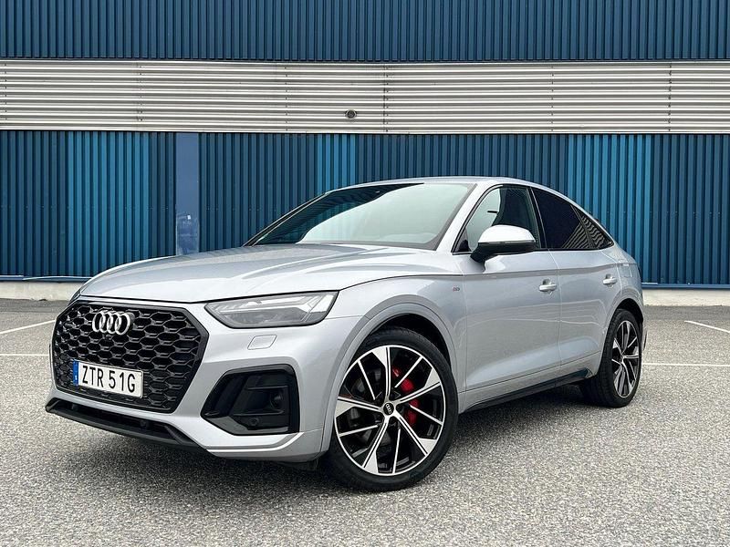 Silver Begagnad 2021 Audi Q5 Sportback S-Line SUV | 500 000 kr (Lite dyr) - Bild 1/4