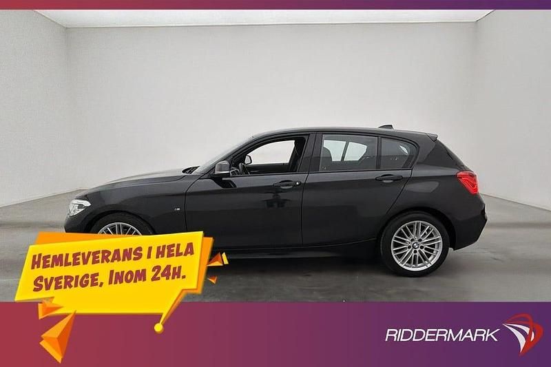 Begagnad BMW 118 M Sport 136 HK (100 kW) 2018 Svart Halvkombi