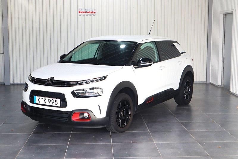 Vit Begagnad 2018 Citroën C4 Cactus PureTech Halvkombi | 124 900 kr (Marknadspris) - Bild 1/4