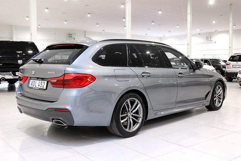 Begagnad BMW 540 M Sport 340 HK (250 kW) 2018 Blå Kombi