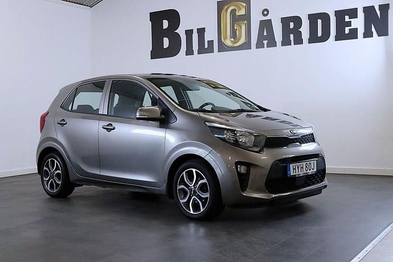 Grå Begagnad 2020 Kia Picanto Halvkombi | 94 900 kr (Marknadspris) - Bild 1/4