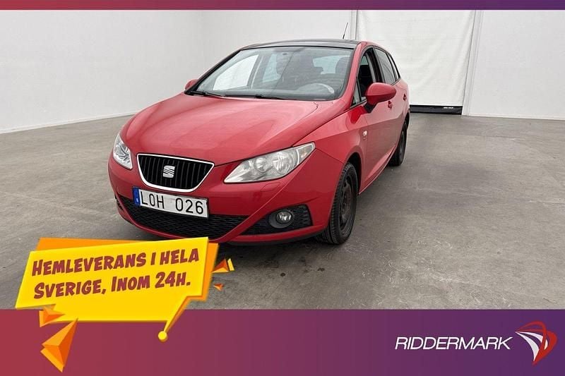 Röd Begagnad 2011 Seat Ibiza ST Style Kombi | 74 800 kr (Lite dyr) - Bild 1/3