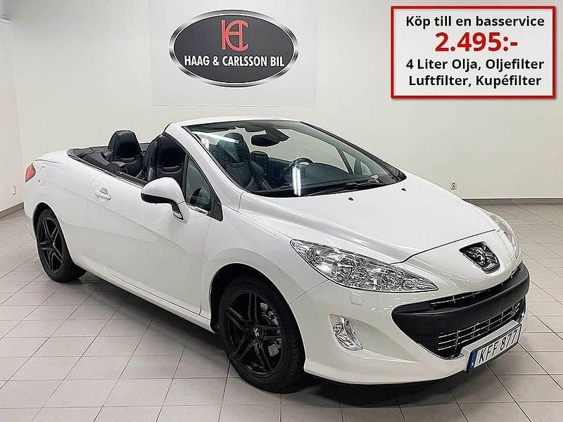 Vit Begagnad 2009 Peugeot 308 CC Cab | 59 000 kr (Marknadspris) - Bild 1/4