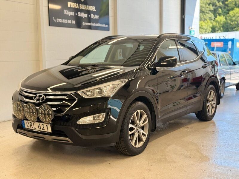 Svart Begagnad 2013 Hyundai Santa Fe SUV | 99 000 kr (Superpris) - Bild 1/4
