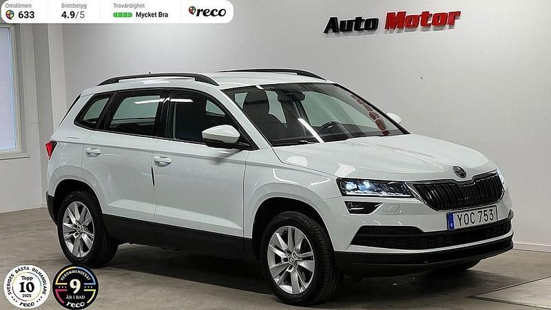 Vit Begagnad 2018 Skoda Karoq SUV | 194 900 kr (Marknadspris) - Bild 1/3