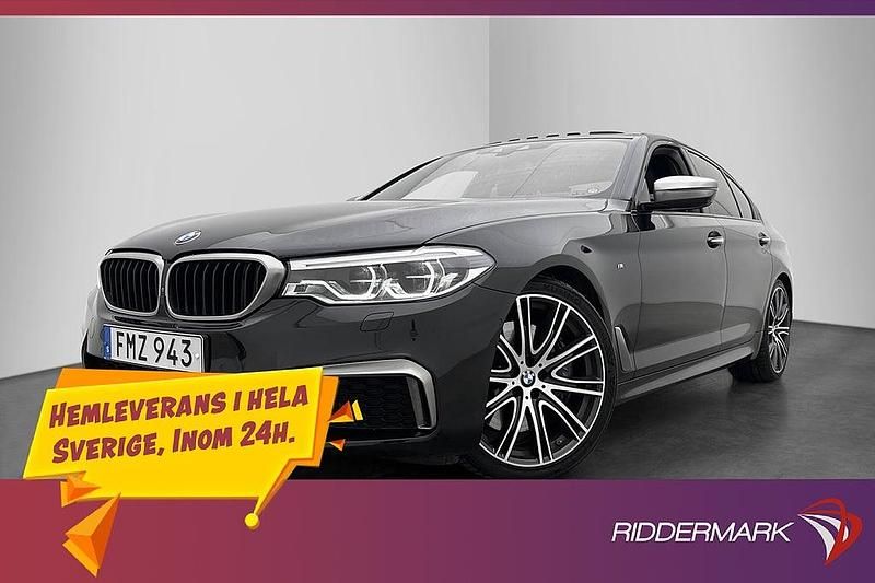 Begagnad BMW M550 M Sport 2018 Svart Sedan