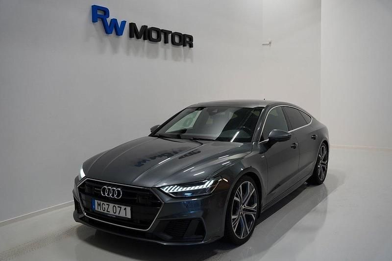Grå Begagnad 2019 Audi A7 S-Line Halvkombi | 398 900 kr - Bild 1/4
