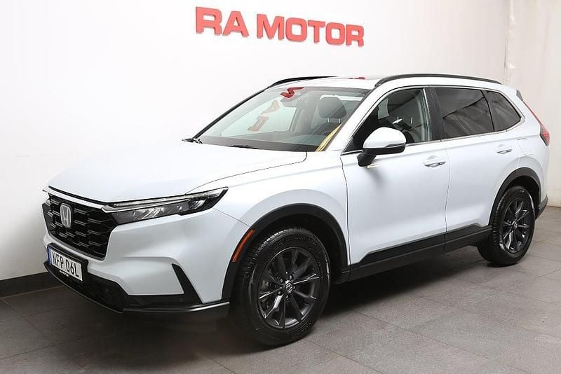 Silver (vit) Begagnad 2023 Honda CR-V Elegance SUV | 469 900 kr (Superpris) - Bild 1/4