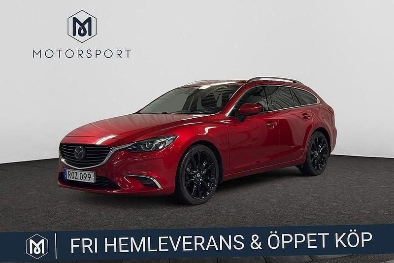 Röd Begagnad 2016 Mazda 6 Kombi | 184 900 kr (Marknadspris) - Bild 1/3