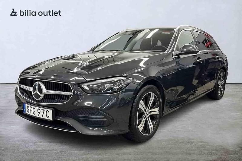 Grå Begagnad 2022 Mercedes C220 Kombi | 274 900 kr (Bra pris) - Bild 1/1