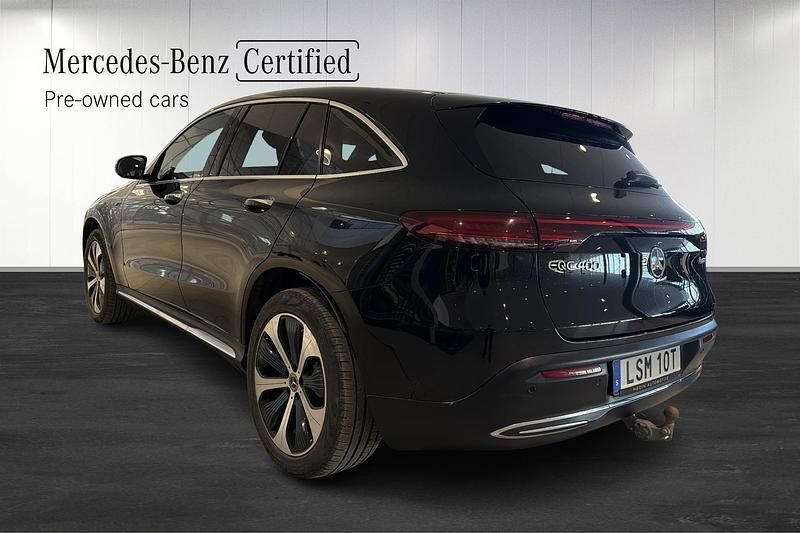 Begagnad Mercedes EQC400 300 kW (408 HK) 2020 Svart SUV