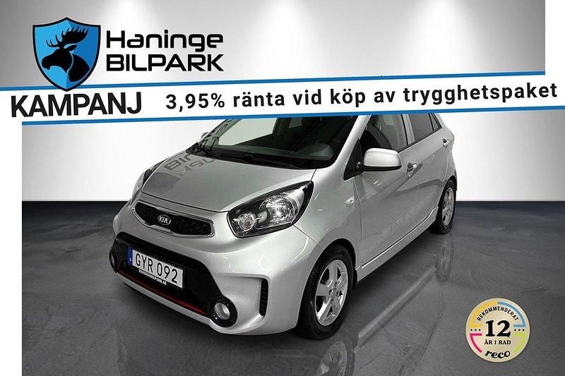 Grå Begagnad 2015 Kia Picanto Halvkombi | 59 900 kr (Marknadspris) - Bild 1/2
