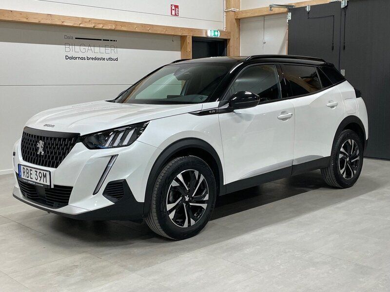 Vit Begagnad 2022 Peugeot 2008 GTi SUV | 239 900 kr (Marknadspris) - Bild 1/4