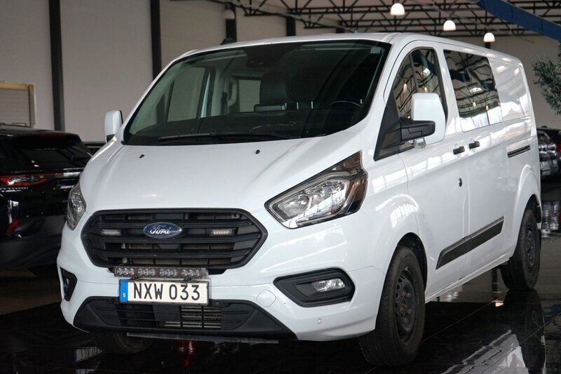 Vit Begagnad 2020 Ford Transit Custom Van | 224 500 kr (Marknadspris) - Bild 1/4