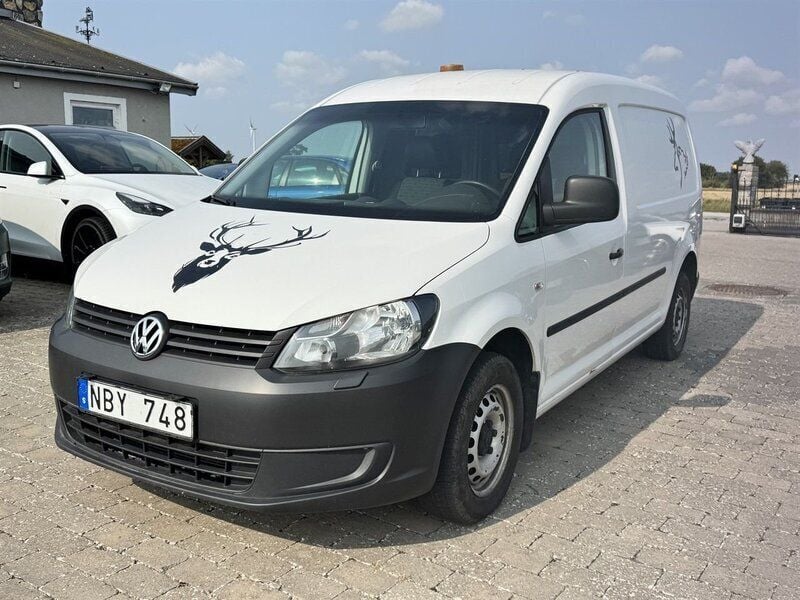 Vit Begagnad 2013 VW Caddy Maxi Minibuss | 99 000 kr (Dyr) - Bild 1/4