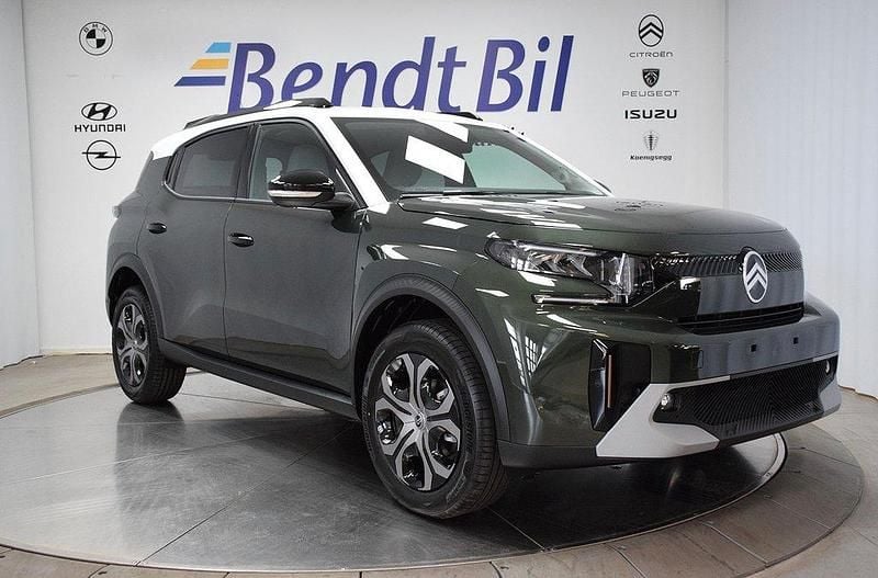 Grön Ny 2025 Citroën C3 Aircross PureTech SUV | 239 600 kr (Marknadspris) - Bild 1/3