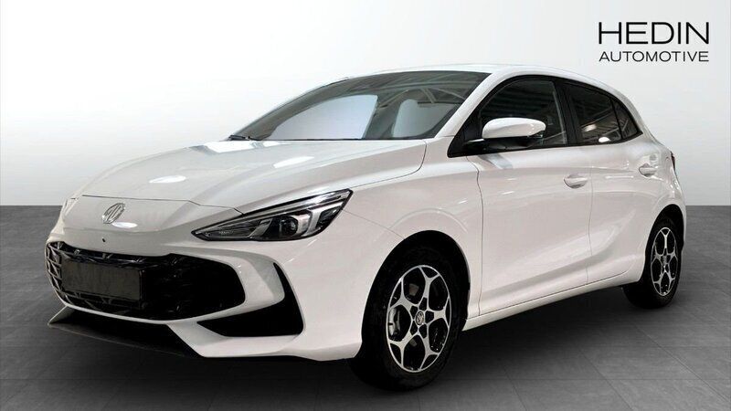 Vit (white) Begagnad 2024 MG MG3 Luxury Halvkombi | 249 900 kr (Lite dyr) - Bild 1/4