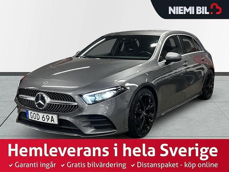 Mörkgrå Begagnad 2019 Mercedes A220 AMG Halvkombi | 309 900 kr (Lite dyr) - Bild 1/3