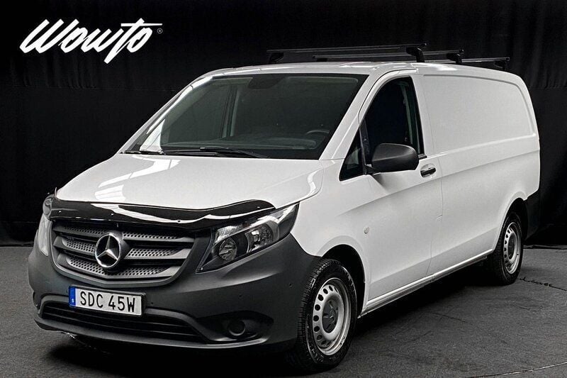 Vit Begagnad 2021 Mercedes Vito Minibuss | 229 800 kr (Marknadspris) - Bild 1/3