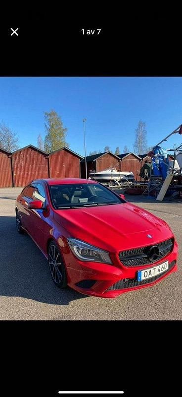 Röd Begagnad 2016 Mercedes CLA220 Shooting Brake Kombi | 195 000 kr (Marknadspris) - Bild 1/4